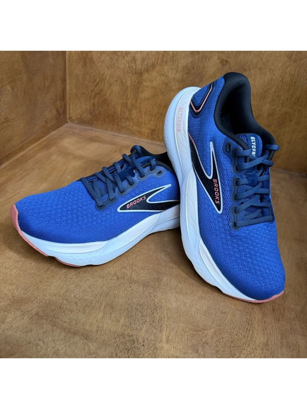 Brooks Glycerin 21 Shoes Women Sz 9 B Blue DNA Loft Cushion Sneakers 1204081B496 - Picture 1 of 15